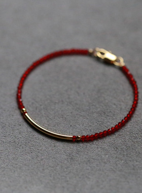 再度重逢光面金管尖晶石