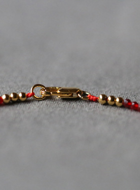 樱桃刻面极闪红尖晶双铃铛