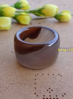 男士款玛瑙中式天然俏色戒指指环