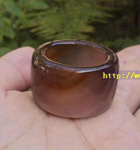 复古男士款玛瑙扳指宫廷戒指