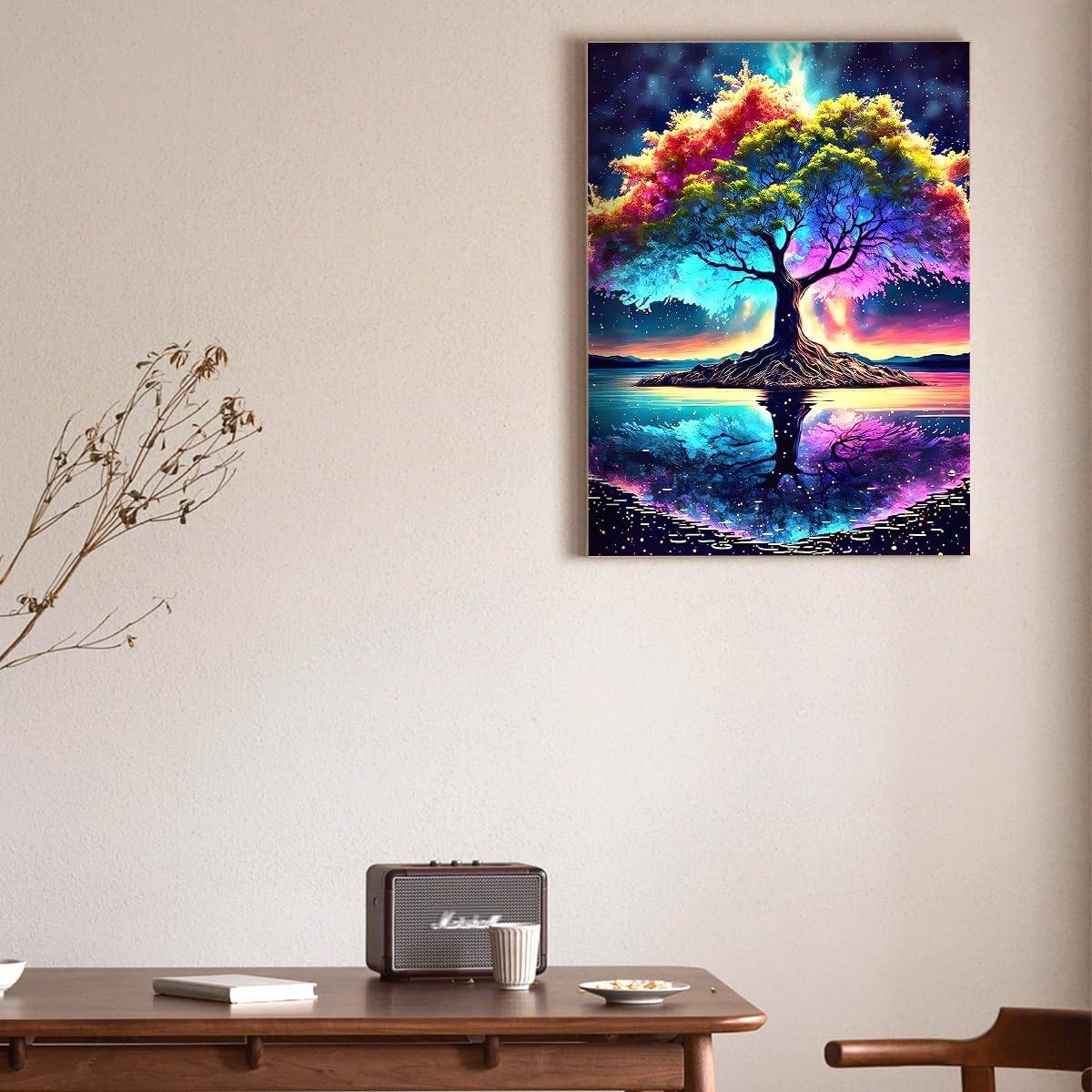 5D生命之树钻石画景色自然成人diy手工砖石马赛克十字绣2026新款,淘宝优惠券,粉丝福利购,淘宝优惠卷