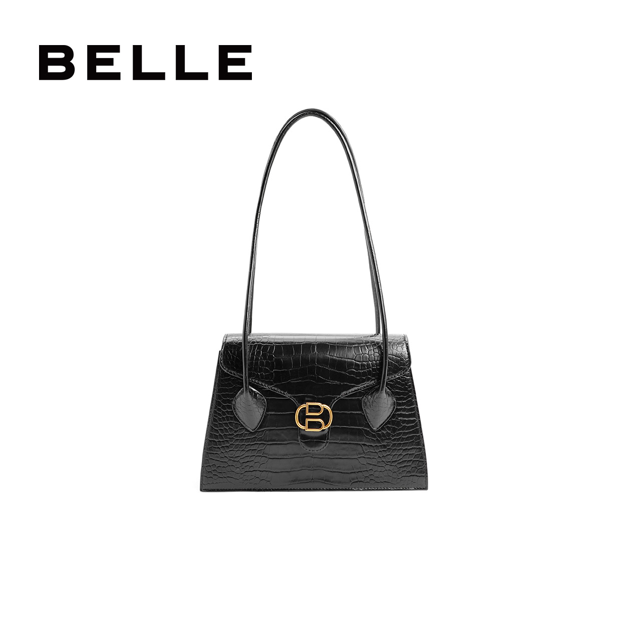 X5395DX0 冬新商场同款压花复古腋下包 2020 百丽 BELLE 薇娅推荐 X5395DX0 冬新商场同款压花复古腋下包 2020 百丽 BELLE 薇娅推荐