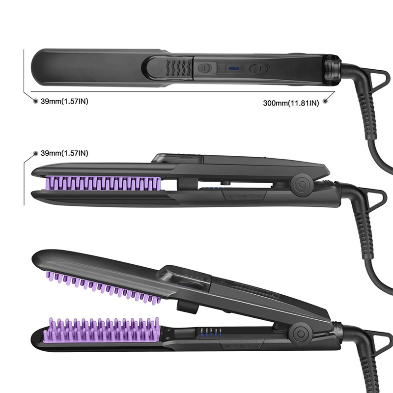 Hair Care Steam Hair Straightener Private Label Hot Brush - 图0