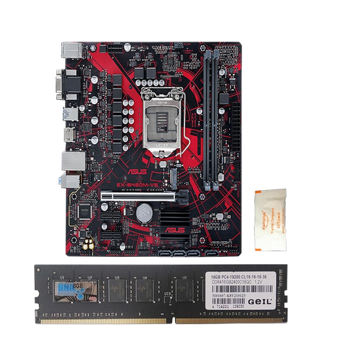 华硕B460主板搭配套装CPU i3 10100 i5 10400F i7 10700KF游戏 - 图3