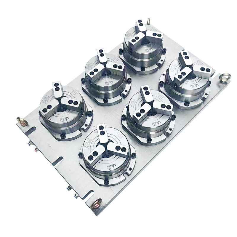 立式多工位组合气动液压卡盘夹具,淘宝优惠券,粉丝福利购,淘宝优惠卷