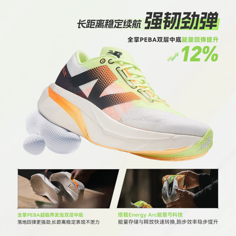 NEW BALANCE/新百伦FuelCell SuperComp Elite v4男女跑步鞋竞速-图1