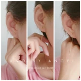 Длинные модные серьги с кисточками, серебро 925 пробы, простой и элегантный дизайн