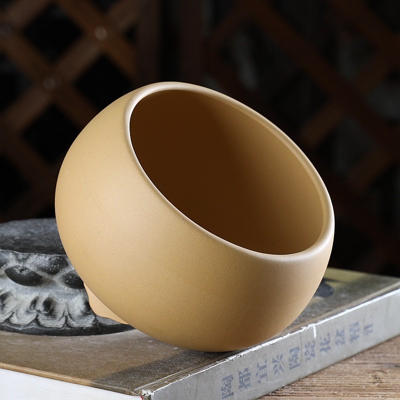 自在屋精选紫砂小花盆云足窝口中号桌面绿植盆景盆栽花卉菖蒲盆栽,淘宝优惠券,粉丝福利购,淘宝优惠卷