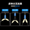 Fixed distance sub-line splitter double hook anti-winding splitter
