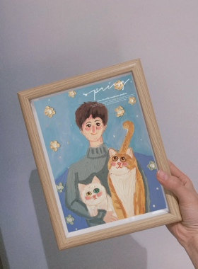 小红书油画治愈中式立体手绘定制