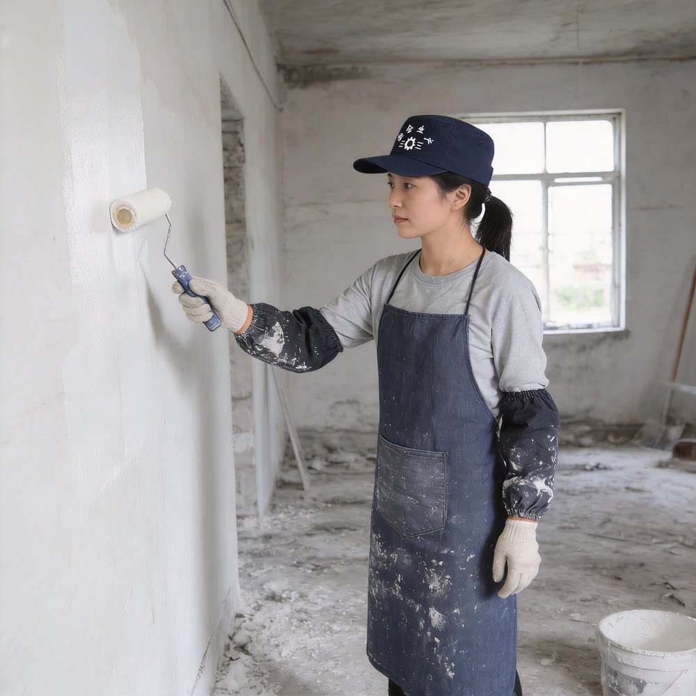 牛仔帽车间工作帽子防护帽防尘帽鸭舌帽男款工厂女士劳保帽子户外