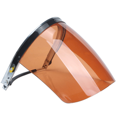 Safety helmet face shield electric welding grinding anti impact and anti splash bracket face shield with enhanced mask