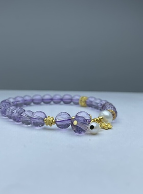 千人千面 钻石切面紫水晶手链 贰陆玖