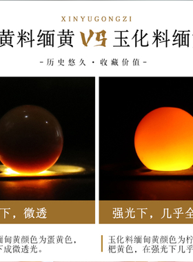 diy新款收藏级圆珠多圈缅甸黄玉