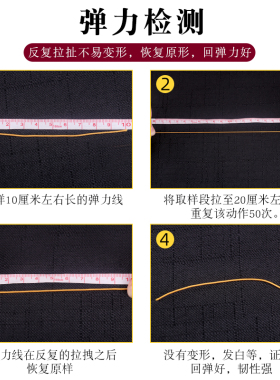 新款精品进口橡筋DIY手串文玩线