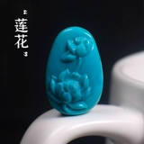 Природная руда, бирюзовые бусины, подвеска, браслет, четки из круглых бусин из грецкого ореха, аксессуар, провинция Хубэй, DIY