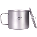 Титановый ремесленник для кемпироварки чистая титановая плита 1.1 л. Пикник багаж один мгновенный горшок с лапшой горшка для кипения