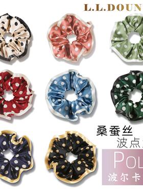 桑蚕丝发绳韩版简约少女大肠圈
