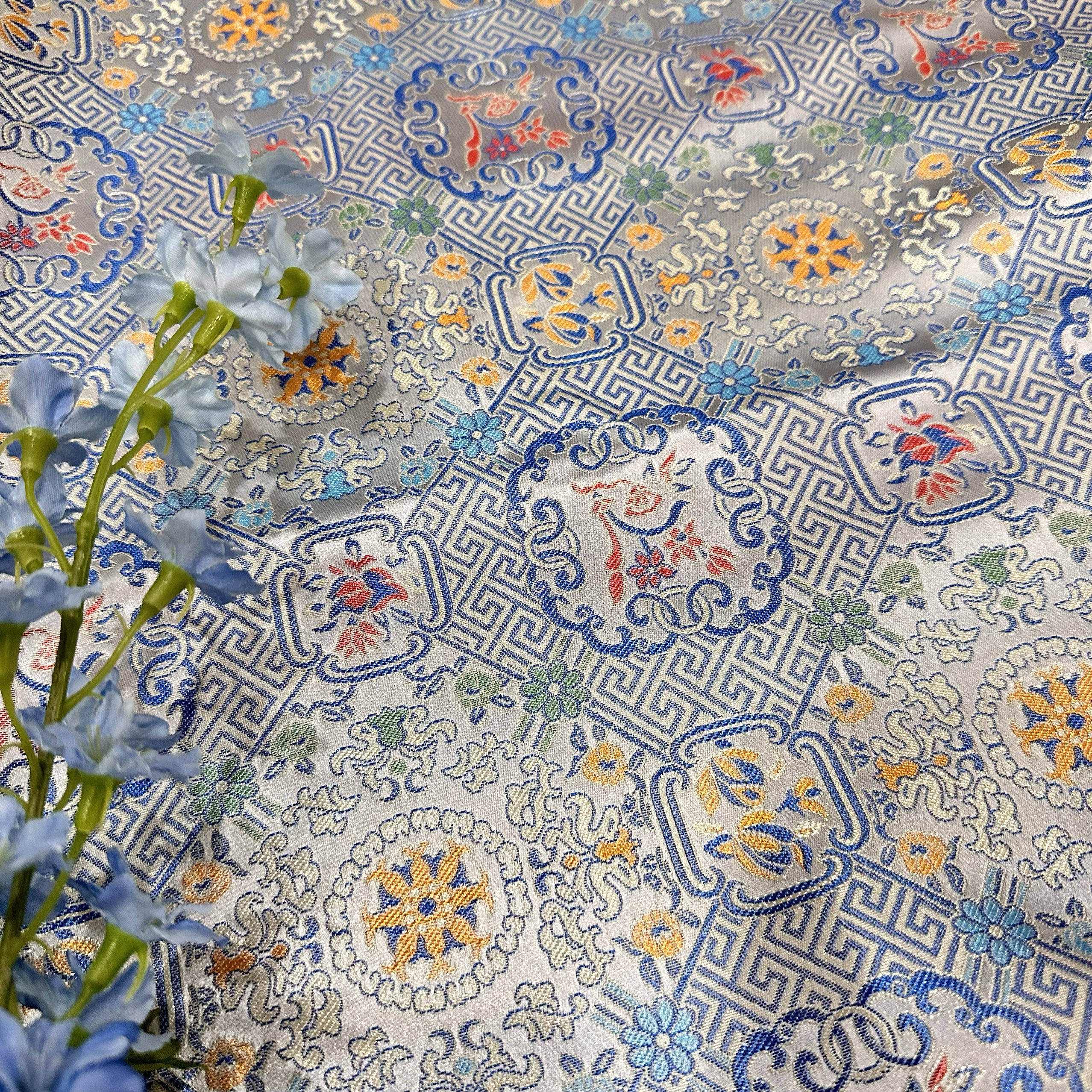 小宝相中国风仿宋锦提花布料唐装旗袍童装蒙古袍手工坐垫枕丝绸布,淘宝优惠券,粉丝福利购,淘宝优惠卷