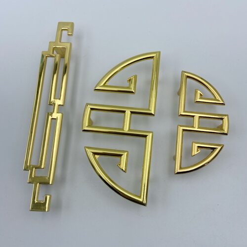 锌合金中式仿古半圆形柜门抽屉拉手双喜镂空橱柜衣柜把手175现货 - 图2