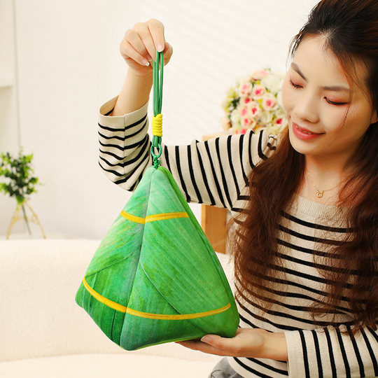 端午节粽子手拎包公仔毛绒玩具小挂件高考高粽玩偶创意中考礼物