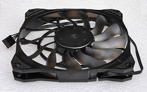 全新 12015 12CM风扇 HTPC ITX小机箱散热 4线液压 超薄温控风扇 - 图2