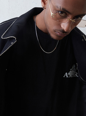 欧美推蜜链项链男潮嘻哈ins美式