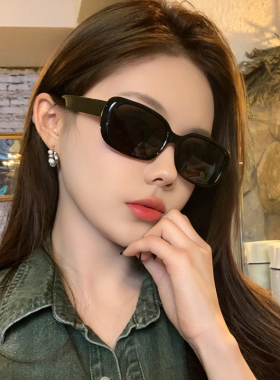防紫外线长方形韩版女偏光镜片