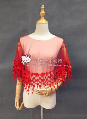 新娘抹胸吊带婚纱遮手臂花边披肩