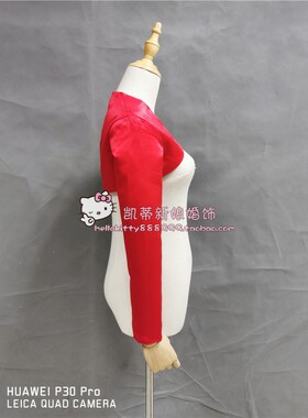 凯蒂婚纱暗红色长袖抹胸包邮外套
