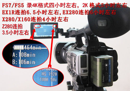 DR-U98索尼SONY-Z280/Z200/NX800/X280/FX6/FS5电池兼容BP-U100 - 图1