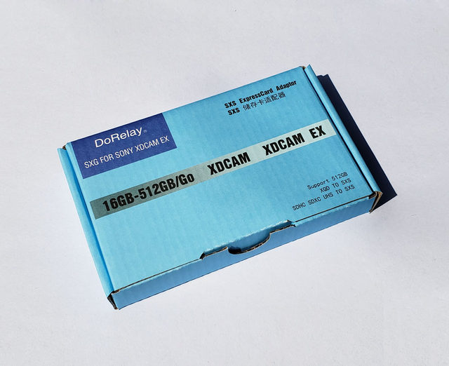 SONY Z280/X280/EX280/EX1R/160 camera SD to SXS card holder supports up to 512G