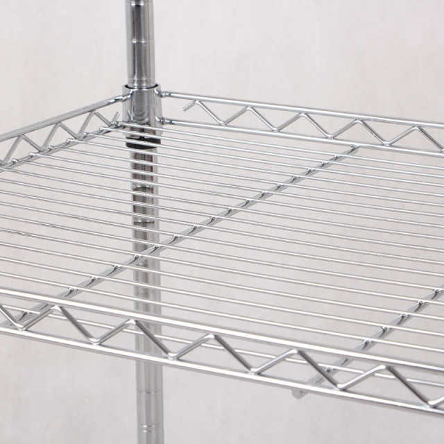 Stainless steel color rack desktop storage stainless steel color storage rack two-layer oven rack 2-layer microwave oven cabinet partition