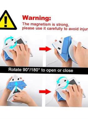 Double Side Magnetic Window Cleaner Glass Magnet Wash Wiper