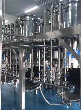 不锈钢烛式过滤机化工制液体澄清脱炭过滤设备精密固液分离烛