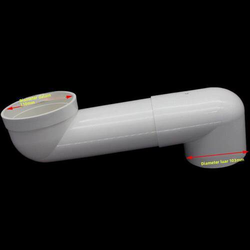 PVC可调移位弯头110 50 75下水管移位器平移偏心错位接马桶地漏 - 图0