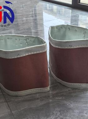 氟橡胶震蒙皮布管道变径软连接常温耐腐氟胶布非金属圈带