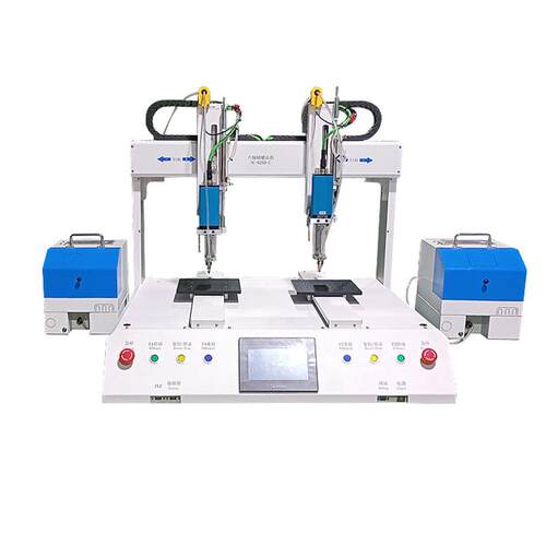 自动锁螺丝机 双电批双工位六轴自动锁螺丝机 流水线吹气式螺丝机 - 图3