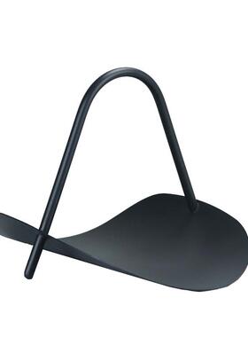 现代简约金属提篮书架杂志架摆件样板房售楼处书房客厅软装饰品