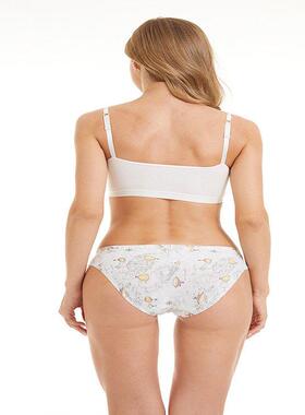 Women's Thong Comfortable Silk Underwear Sexy Bikini Pan