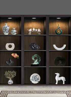 新中式财运摆件，酒店客厅展示柜，高档摆件，电视酒柜，办公桌面