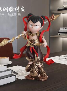 哪吒闹海手办模型客厅玄关家居装饰品网红桌面摆件周边生日礼物男