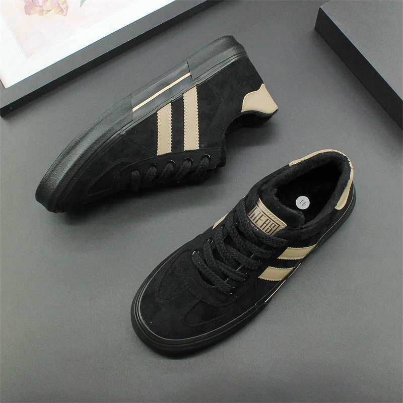 冬季棉鞋2024新款加绒二棉男鞋低帮保暖布鞋子厚底系带休闲鞋男款,淘宝优惠券,粉丝福利购,淘宝优惠卷