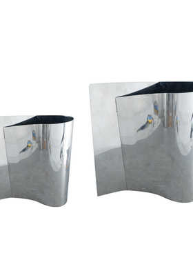 北欧现代简约几何摆件镜面反光摆设家居样板间书房售楼处装饰品