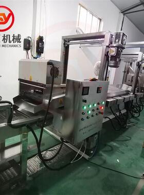 全自动小酥肉油炸设备 浸入式肉条裹浆油炸机 猪肉条挂糊机