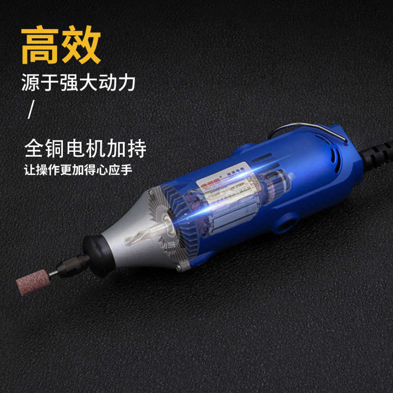 大功率电磨机220V小型电动打磨机工业级倍司图吊磨木雕玉石切割具 - 图1