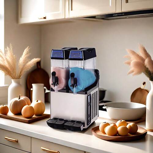 单缸雪泥机双缸商用雪融饮料机三缸冰沙机Snow thawing machine - 图0