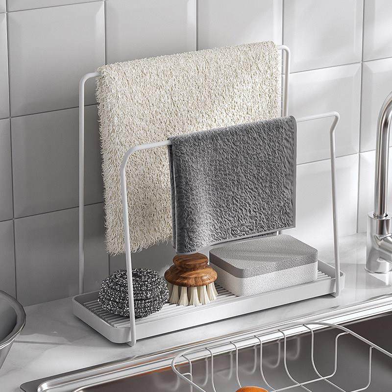 厨房抹布架家用沥水收纳毛巾海绵洗碗水槽台面收纳置物各种神器,淘宝优惠券,粉丝福利购,淘宝优惠卷