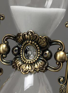 覆古创意金属沙漏计时器家居客厅工艺礼品摆饰装饰摆饰送男生女友