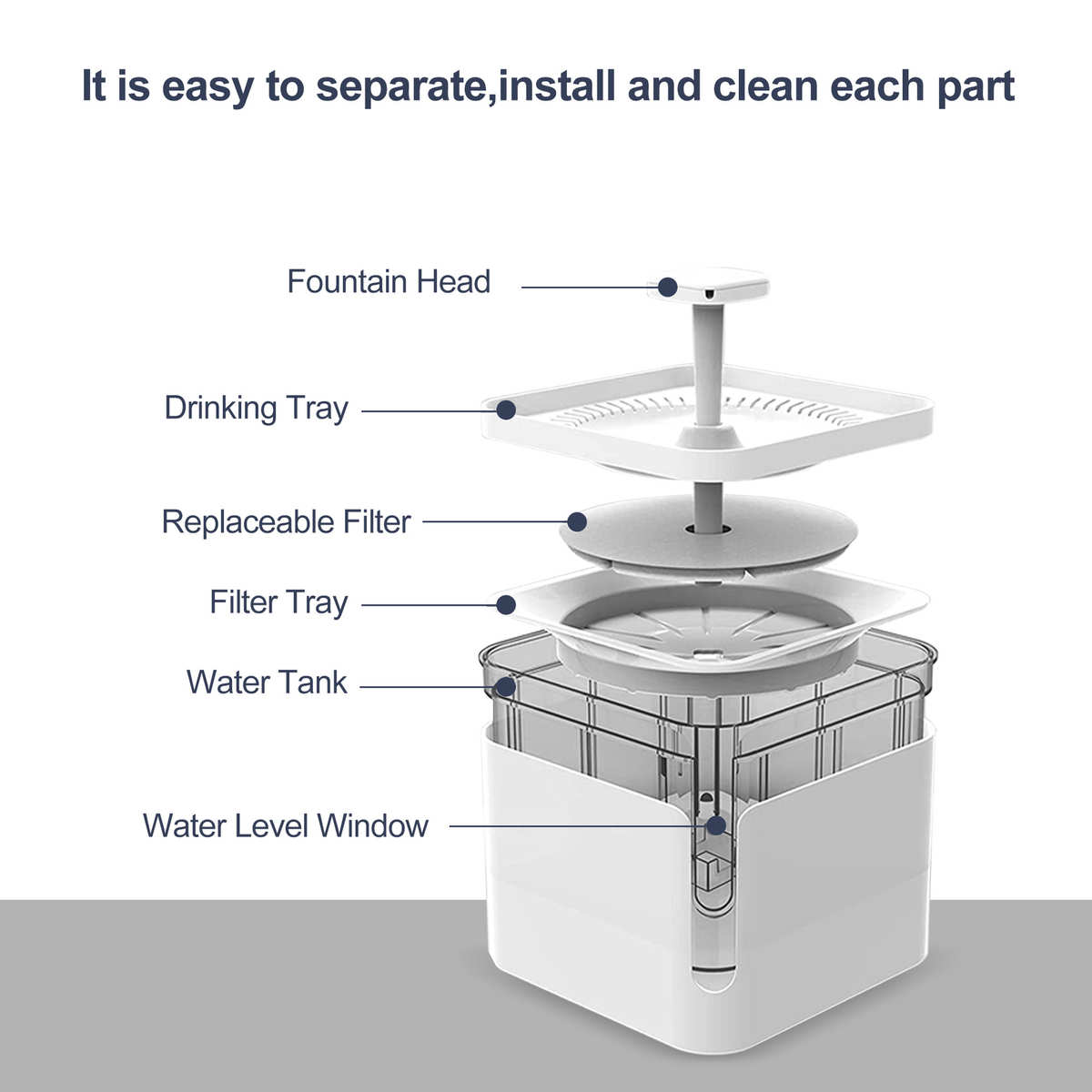 宠物猫咪智能狗狗饮水机恒温自动活水过滤喝水器猫喷泉宠物电器 - 图1
